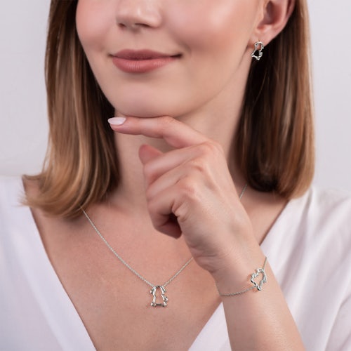 Kolczyki pies Animals: srebrne